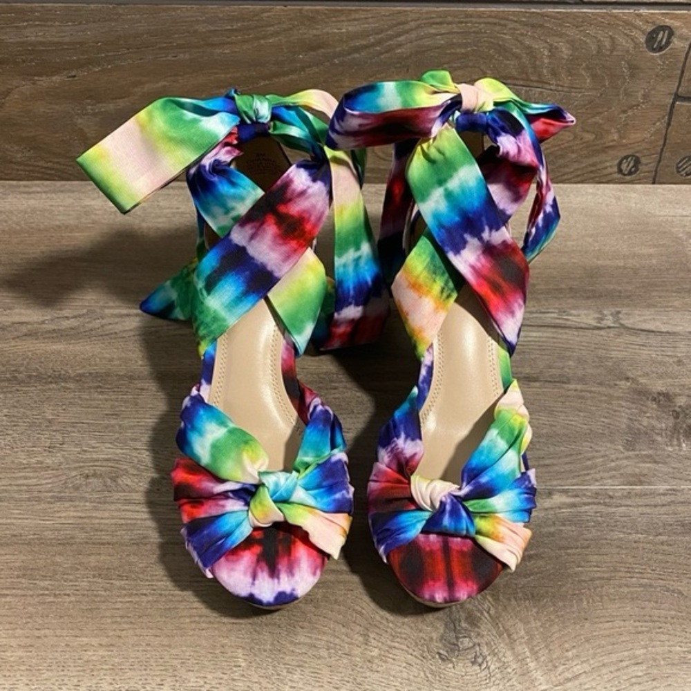 Impo Ohanna Tie Dye Wedge Sandals